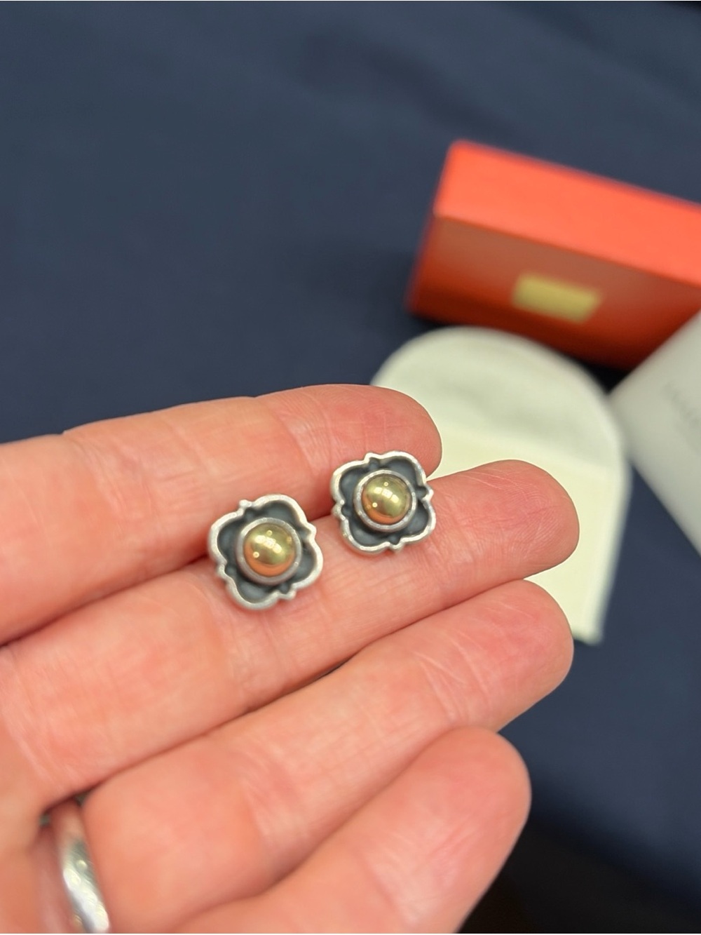 James Avery 14k sterling silver Mediterranean earrings - Picture 4 of 4